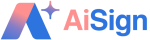 AiSign online signing software logo.