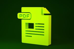 Un icono PDF.