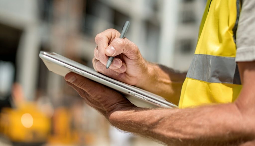 Worker monitoring equipment records through annual maintenance contract system