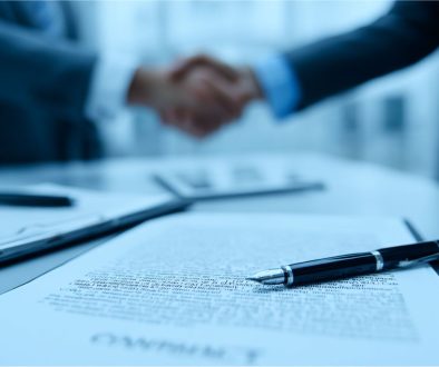 A business contract.