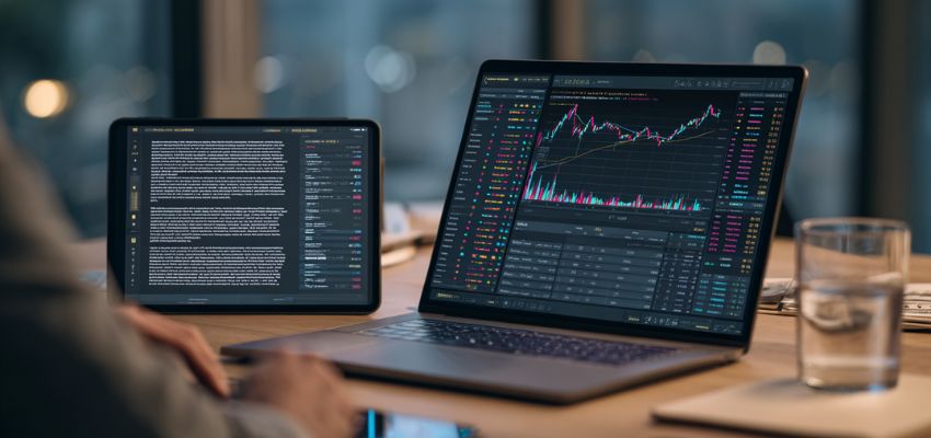 Workspace showing data analysis related to business law contracts